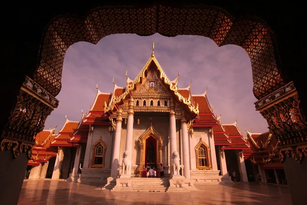 ÁSIA TAILÂNDIA BANGKOK WAT BENCHAMABOPHIT — Fotografia de Stock