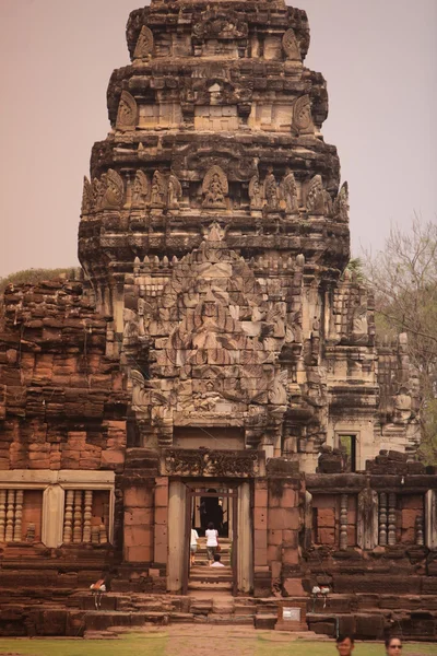 Phimai khmer tempel in der stadt phimai — Stockfoto