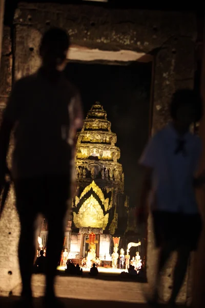 Templo de Khmer de Phimai en la ciudad de Phimai —  Fotos de Stock