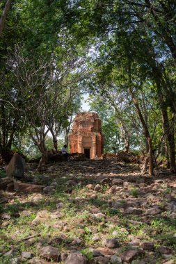 Tayland, Sa Kaeo, Kasım 13, 2025 - Tayland 'ın Sa Kaeo ilinde Prasat Khao Lon.