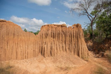 Tayland 'ın Sa Kaeo ilindeki Lalu Doğal Parkı' nda kaya oluşumları. Tayland. Sa Kaeo, 13 Kasım 2025