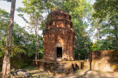 Tayland, Sa Kaeo, 14 Kasım 2025 - Tayland 'ın Sa Kaeo ilindeki Prasat Khao Noi.