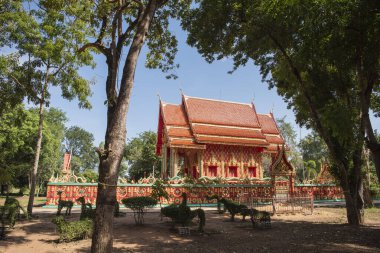 Tayland, Sa Kaeo, Kasım 14, 2025 - Aranyaptathet, Tayland 'ın Sa Kaeo şehrinde Wat Kilo Şarkısı.