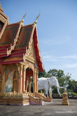 Tayland, Sa Kaeo, 14 Kasım 2025 - Wat Khok Saphan Khao Tayland 'ın Sa Kaeo ilinde Aranyaptathet' de.