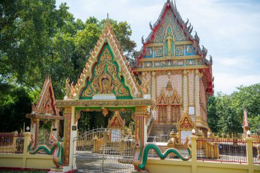 Tayland, Sa Kaeo, Kasım 14, 2025 - Wat Chana Chaisri Tayland 'ın Sa Kaeo ilindeki Aranyaptathet' de.