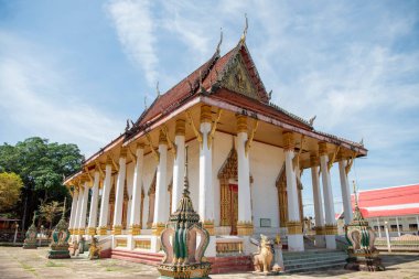 Tayland, Sa Kaeo, Kasım 14, 2025 - Aranyaptathet 'te Wat Luang Aran Tayland' ın Sa Kaeo ilinde.