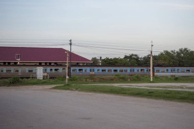 Tayland, Sa Kaeo, Kasım 14, 2025 - Tayland 'ın Sa Kaeo ilindeki Aranyaprathet şehir merkezindeki tren istasyonu.