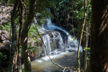 Tayland, Sa Kaeo, 15 Kasım 2025 - Pang Sida Şelalesi Tayland 'ın Sa Kaeo ilindeki Pang Sida Ulusal Parkı.