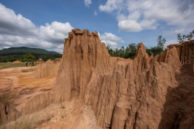 Tayland 'ın Sa Kaeo ilindeki Lalu Doğal Parkı' nda kaya oluşumları. Tayland. Sa Kaeo, 13 Kasım 2025