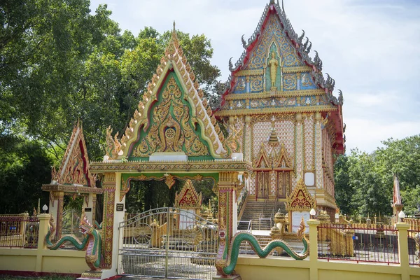 Tayland, Sa Kaeo, Kasım 14, 2025 - Wat Chana Chaisri Tayland 'ın Sa Kaeo ilindeki Aranyaptathet' de.