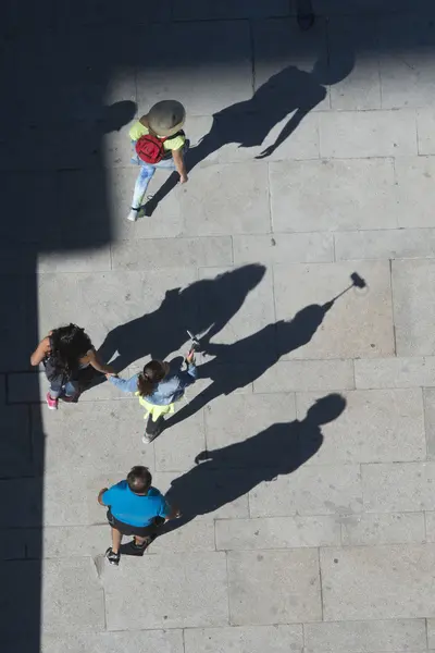 Evropa Portugalsko Porto lidé stín — Stock fotografie