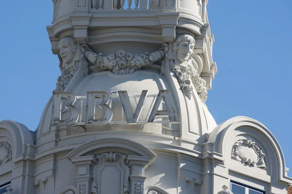 Bbva edificio del banco en Porto — Foto de Stock