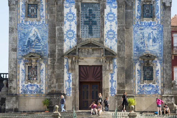 Igreja dos kopiujących obce w starym mieście Ribeira — Zdjęcie stockowe