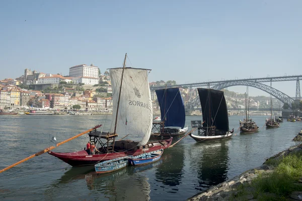 Čluny portského vína — Stock fotografie