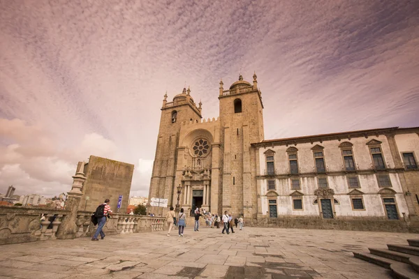 Cathédrale Se In Ribeira dans le centre ville de Porto — Photo