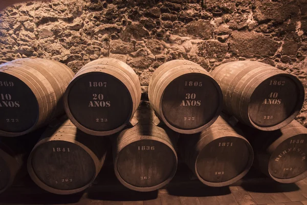 Port wine Cellar of Ferreira — Stock Photo, Image