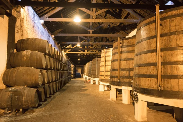 Port wine Cellar of Ferreira — Stock Photo, Image