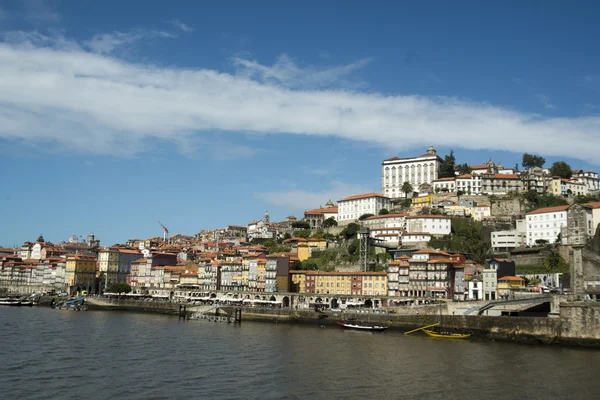 Aerial view of Douro river — Stockfoto