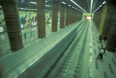 Europe Portekiz Lizbon Metro Station