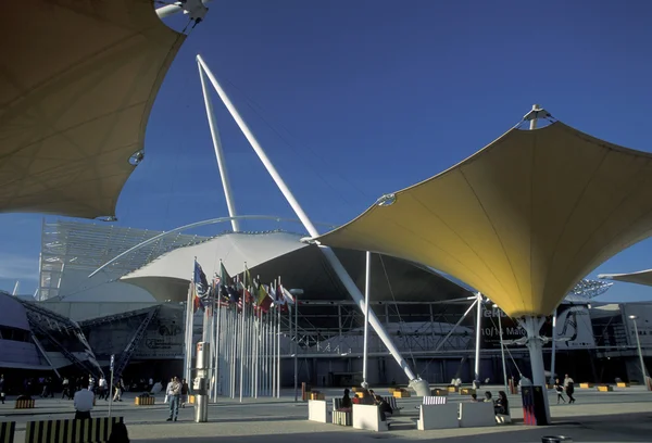 Europa-Parlamentet PORTUGAL LISBON EXPO PARQUE DAS NACOES - Stock-foto