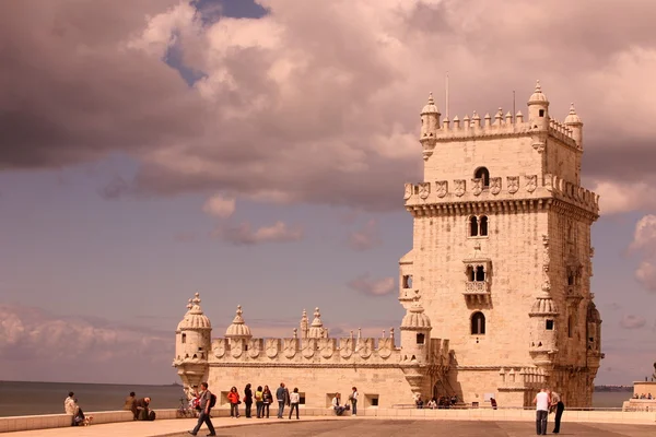 Torre de Belém w mieście Lizbona — Zdjęcie stockowe