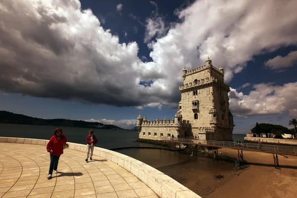 Torre de Belém v městě Lisabon — Stock fotografie