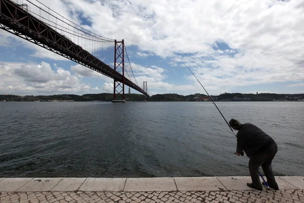 EUROPA PORTUGAL LISBOA DE LISBOA PONTE 25 DE ABRIL — Fotografia de Stock