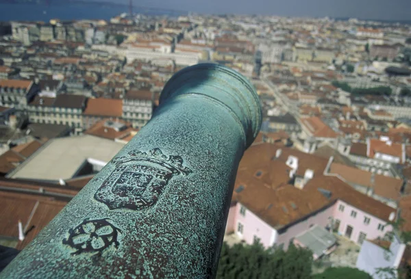 EUROPA LISBONA PORTOGALLO BAIXA CASTELO — Foto Stock