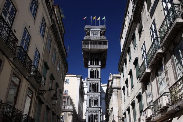 Elevador de Santa Justa em Lisboa — Fotografia de Stock