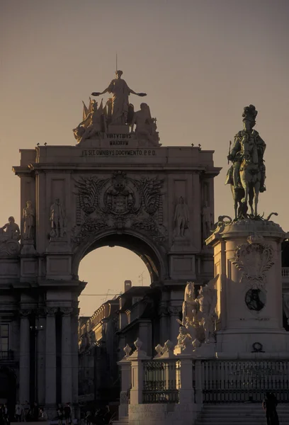 EUROPA PORTUGAL LISSABON PARA DO COMERCIO — Stockfoto