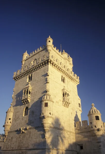 Torre de Belém na cidade de Lisboa — Fotografia de Stock