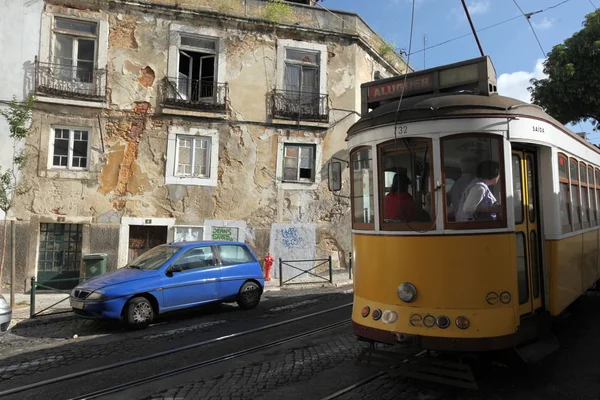 Tradtional Funicular Tram — Stock Photo, Image