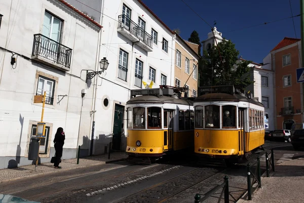 Tradtional lanová tramvaj — Stock fotografie