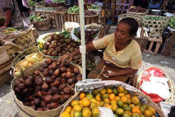 Trh Pasar Badungském — Stock fotografie