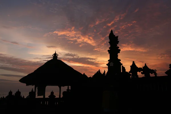 アジア インドネシア バリ島寺院 Pura タナロット寺院 — ストック写真