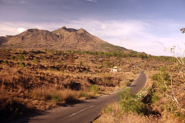 Vulkan Mt. batur auf der Insel bali — Stockfoto