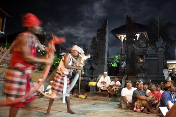 People at the big ceremony in the village — Stock Photo, Image