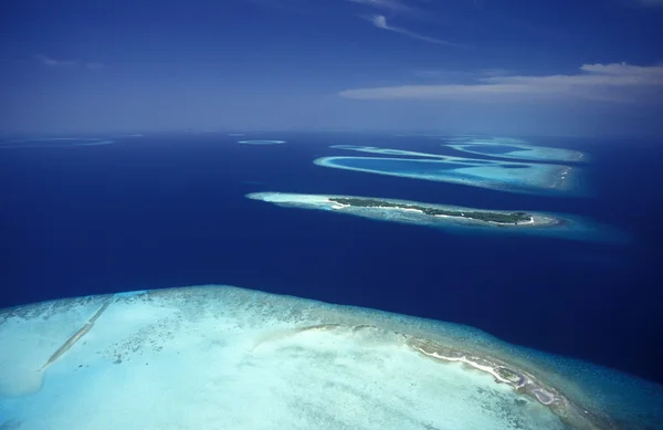 Pintoresca vista aérea sobre el paisaje marino — Foto de Stock