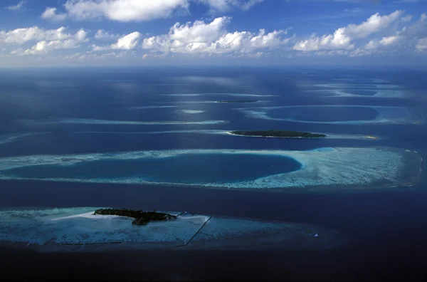 Vista aérea pitoresca na paisagem marinha — Fotografia de Stock
