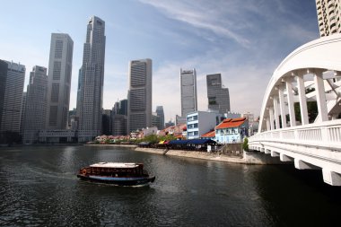 Singapur Nehri Feribot Tekne