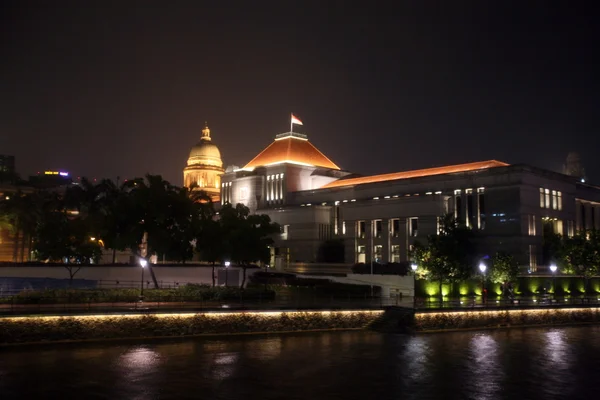 Oud huis van het Parlement in het Marina Bay — Stockfoto
