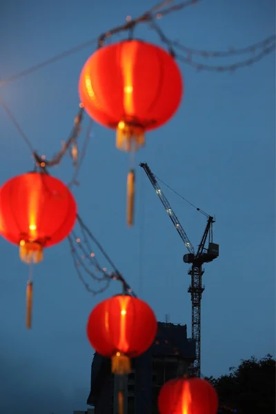 Lámparas chinas tradicionales — Foto de Stock