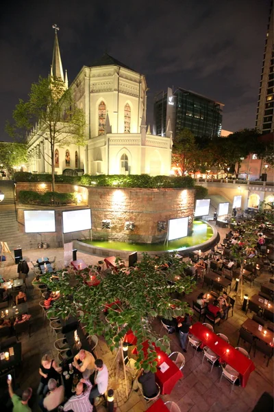 ASIA SINGAPORE CHIJMES CHURCH — Stock Photo, Image