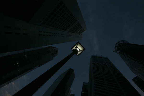 Σύγχρονη ουρανοξύστες στη Σιγκαπούρη — Φωτογραφία Αρχείου