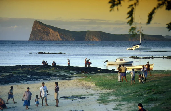 Pereybere kasaba çevre Beach — Stok fotoğraf