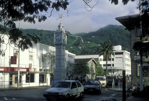 Indian Ocean Seychelles Mahé Victoria City — Fotografia de Stock