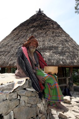 Mambai People near the Village Maubisse clipart