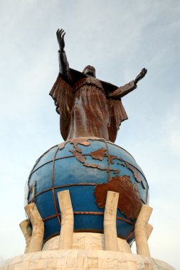 Kap Fatucama monument in East Timor  clipart