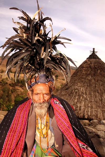 村 Maubisse の近くの Mambai の人々 — ストック写真