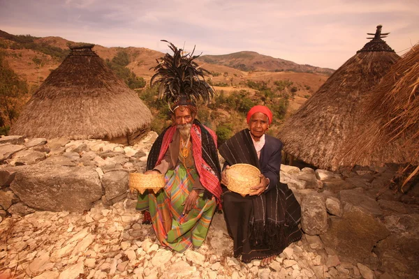 Mambai People near the Village Maubisse — Stock Photo, Image